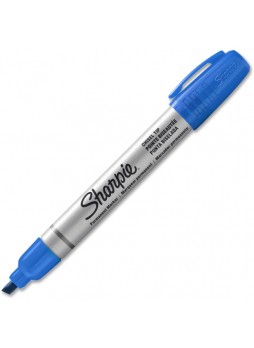 Sharpie Professional Permanent Marker, SAN1794226, Chisel point, Blue, Dozen